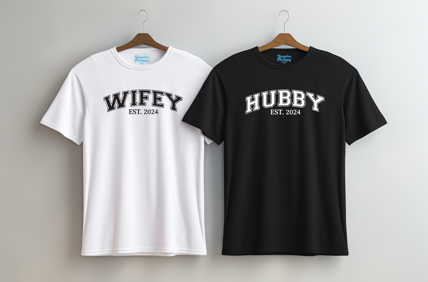 Hubby & Wifey Varsity - Personalized