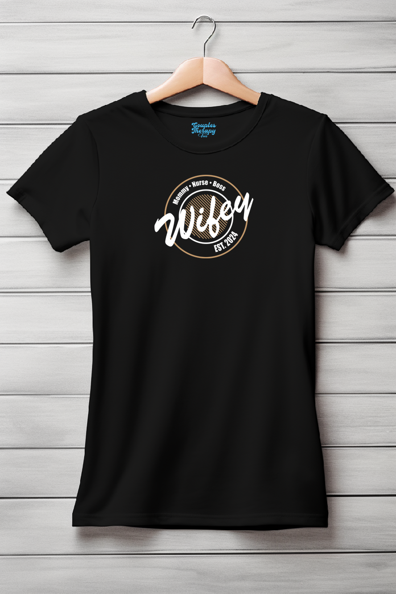 Hubby & Wifey Vintage Circle - Personalized