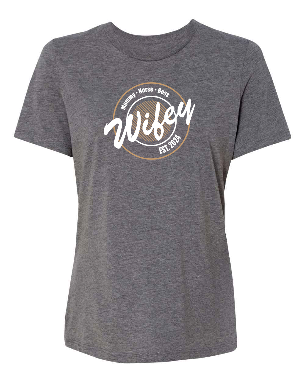 Hubby & Wifey Vintage Circle - Personalized