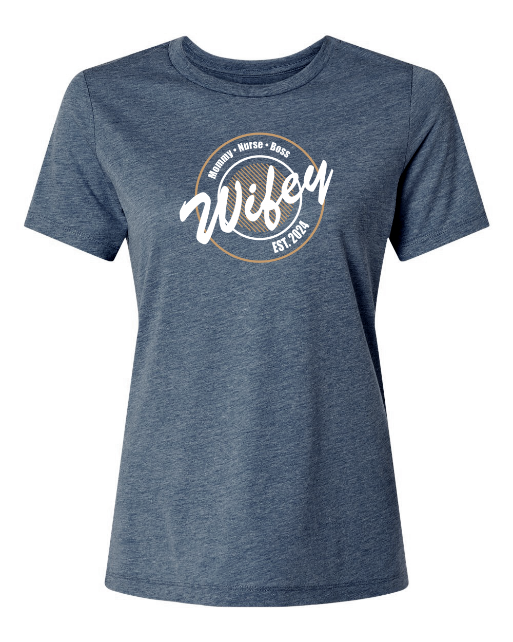 Hubby & Wifey Vintage Circle - Personalized