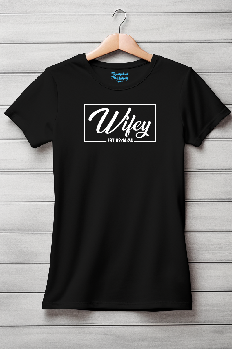 Hubby & Wifey Est. - Personalized