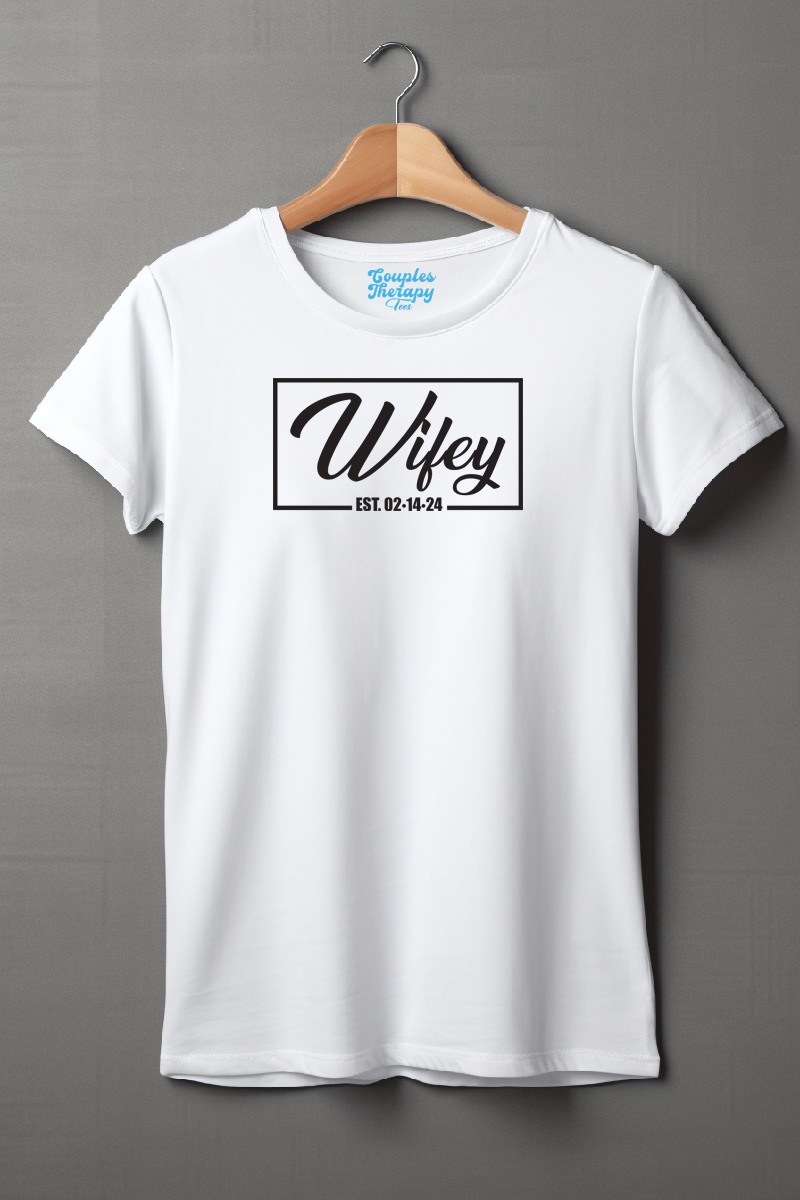 Hubby & Wifey Est. - Personalized