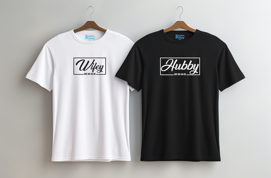 Hubby & Wifey Est. - Personalized