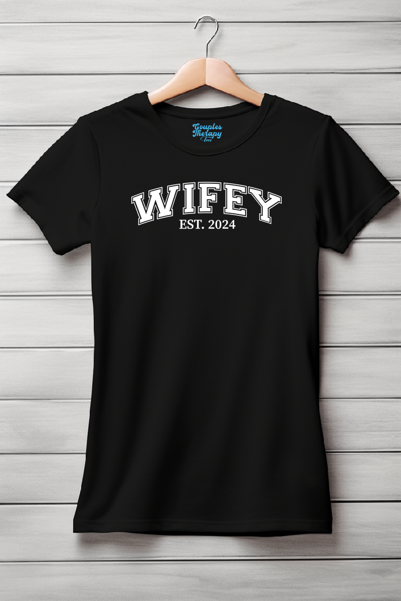 Hubby & Wifey Varsity - Personalized